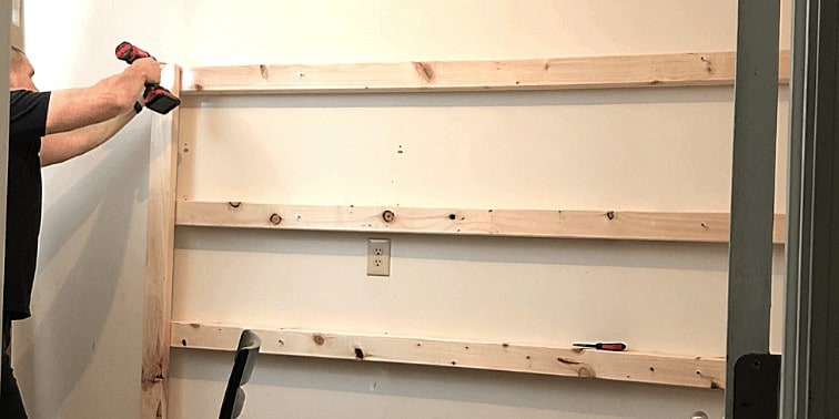 Build the Front of the Shelf