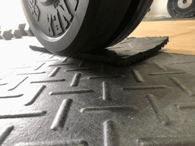 Extra Flooring Mat Used as a Deadlift Wedge